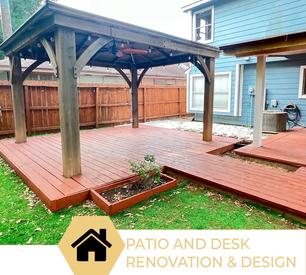 patio and desk renovation and design